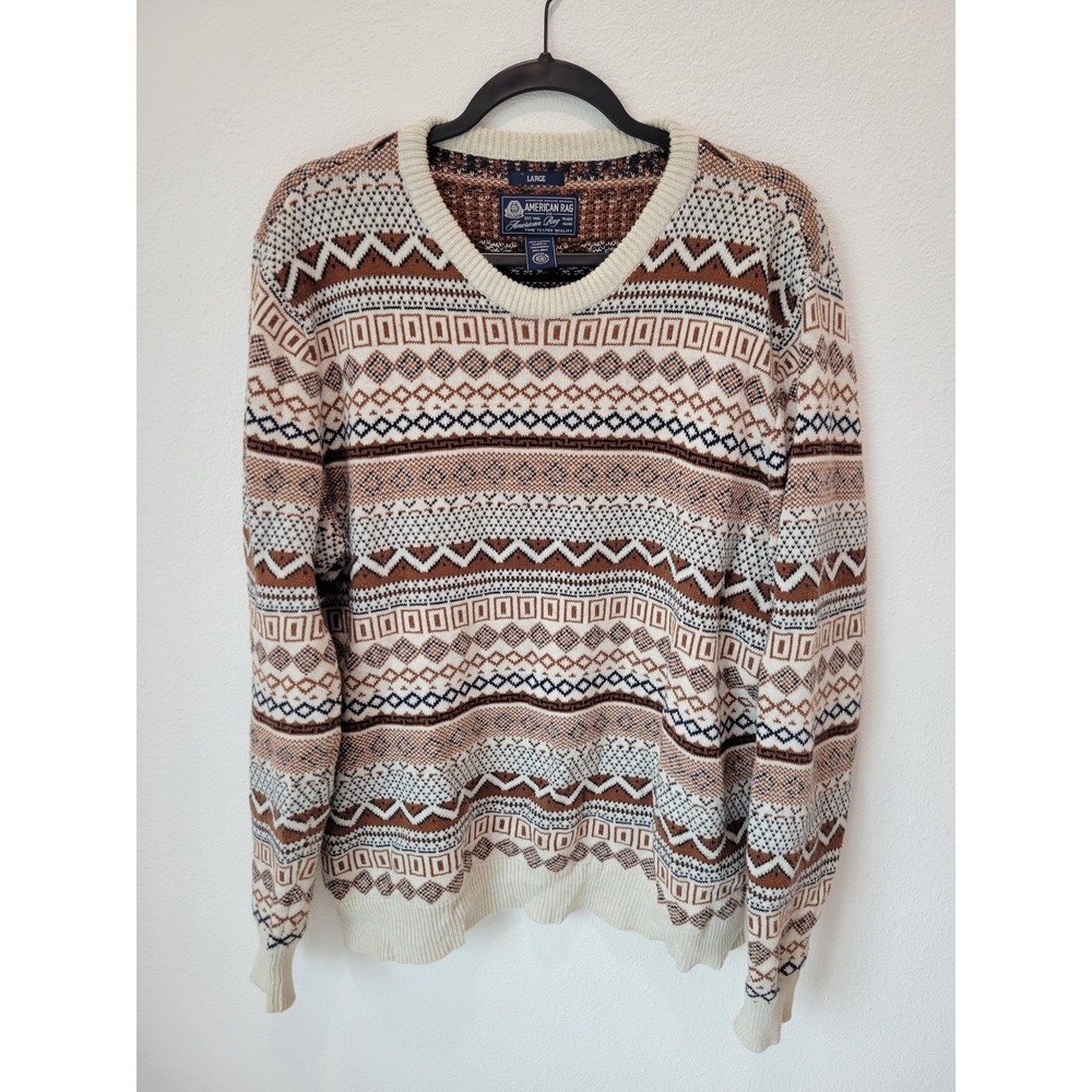 American Rag Cie Fair Isle Sweater – Men's Large‎